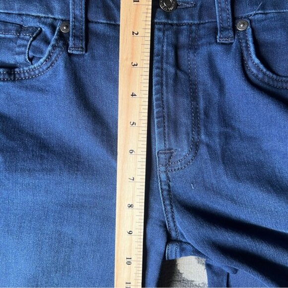 7 For All Mankind Kimmie Straight casual Blue Jeans. Size 30 - Picture 8 of 8